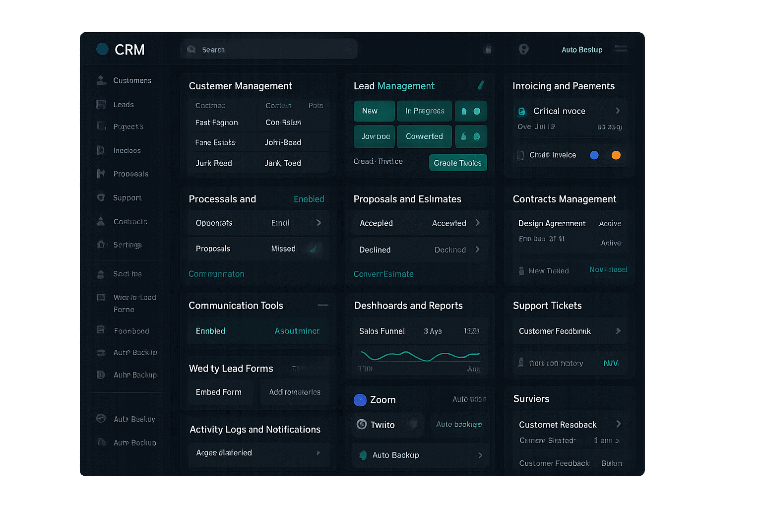 Smart CRM Dashboard